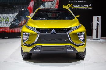 обоя mitsubishi ex concept 2015, автомобили, выставки и уличные фото, crossover, 2015, concept, ex, mitsubishi