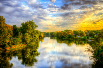 Картинка природа реки озера река лес