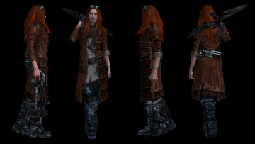 Картинка 3д+графика фантазия+ fantasy взгляд девушки фон