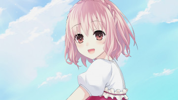 Картинка аниме date+a+live взгляд фон девушка