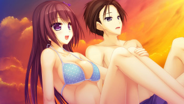 Картинка аниме unknown +другое девушка парень