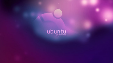 Картинка компьютеры ubuntu+linux логотип фон