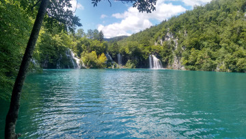 Картинка plitvice+lakes природа реки озера plitvice lakes