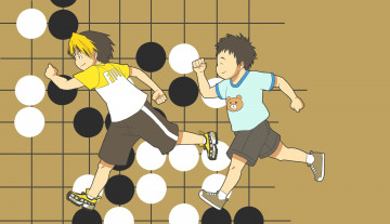 обоя аниме, hikaru no go, мальчики