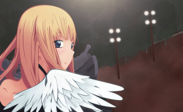 Картинка аниме dogs +bullets+&+carnage девочка