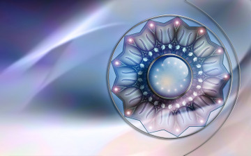 Картинка 3д+графика абстракция+ abstract звезда линии круг узор