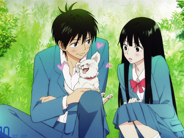 Обои картинки фото аниме, kimi ni todoke, пара