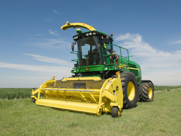 Обои картинки фото техника, комбайны, john, deere