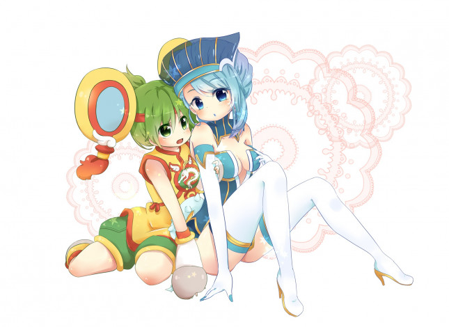 Обои картинки фото аниме, tiger and bunny, девочки