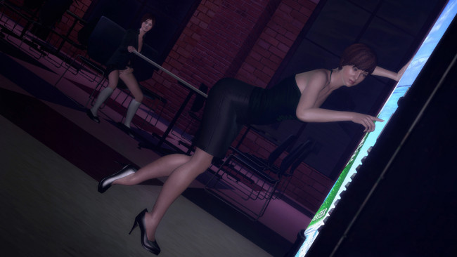 Обои картинки фото 3д графика, люди , people, девушки, взгляд, фон