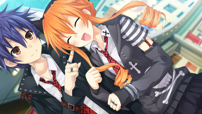 Обои картинки фото аниме, date a live, фон, взгляд, девушка