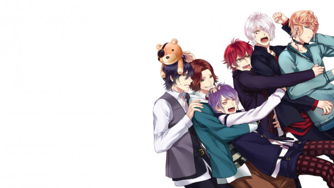 Обои картинки фото аниме, diabolik lovers, братья