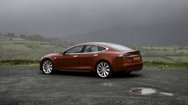Обои картинки фото tesla model s 2017, автомобили, tesla, 2017, s, model