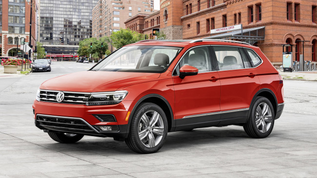 Обои картинки фото volkswagen tiguan 2018, автомобили, выставки и уличные фото, crossover, 2018, tiguan, volkswagen