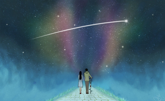 Обои картинки фото аниме, kimi ni todoke, пара