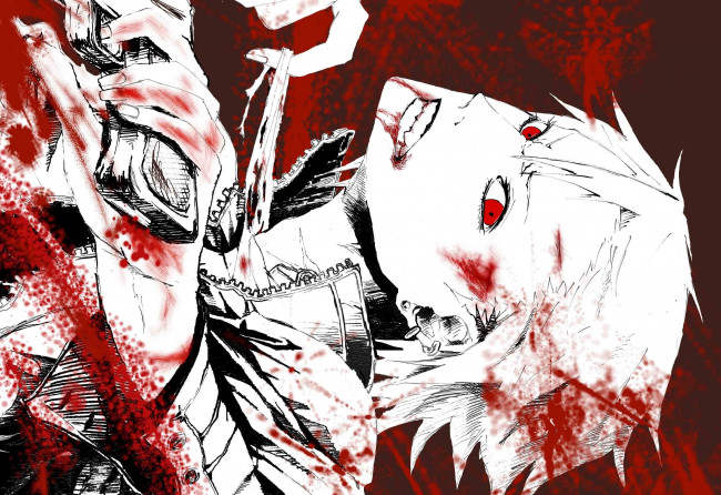 Обои картинки фото аниме, dogs,  bullets & carnage, парень