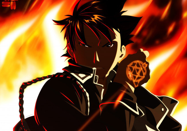 Обои картинки фото аниме, fullmetal alchemist, парень