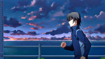 Картинка календари аниме юноша профиль