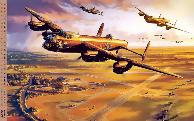 Обои картинки фото календари, рисованные,  векторная графика, полет, самолет