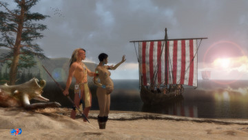 Картинка 3д+графика фантазия+ fantasy девушки взгляд фон