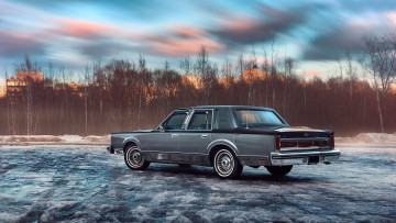Картинка автомобили lincoln 1984 town car
