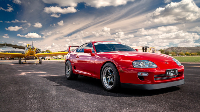 Обои картинки фото автомобили, toyota, supra