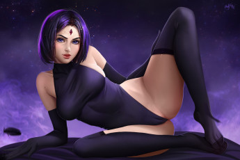 Картинка рисованное комиксы raven