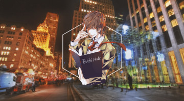 Картинка аниме death+note тетрадь смерти