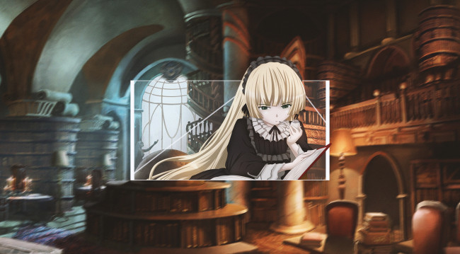 Обои картинки фото аниме, gosick, госик