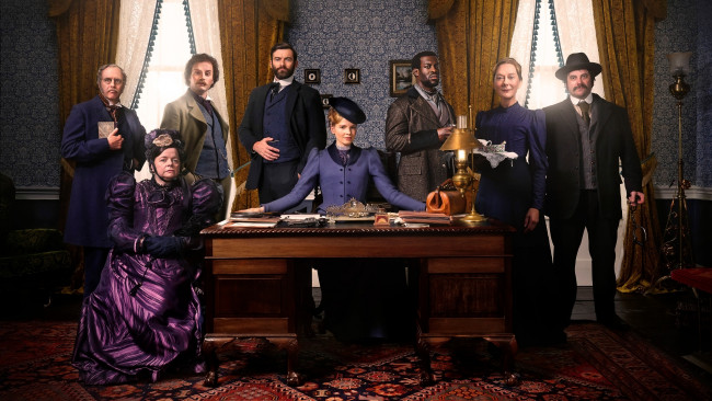 Обои картинки фото miss scarlet and the duke , сериал 2020, кино фильмы, -unknown , другое, сериал, мисс, скарлет, и, герцог, детектив, криминал, kate, phillips, stuart, martin, ansu, kabia