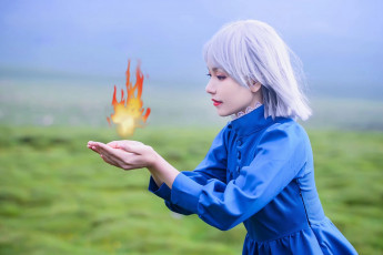 Картинка девушки -+креатив +косплей девушка костюм огонь