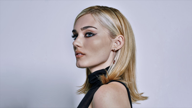 Обои картинки фото девушки, meg donnelly, блондинка, лицо