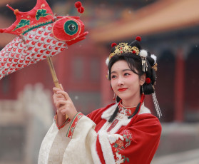 Картинка девушки xuan+lu девушка рыба