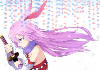 Картинка аниме honkai+impact+3rd девушка ушки меч