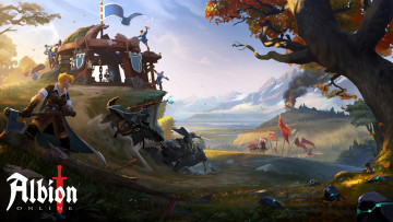 Картинка видео+игры albion+online лагерь люди