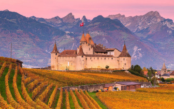 Картинка aigle+castle switzerland города замки+швейцарии aigle castle