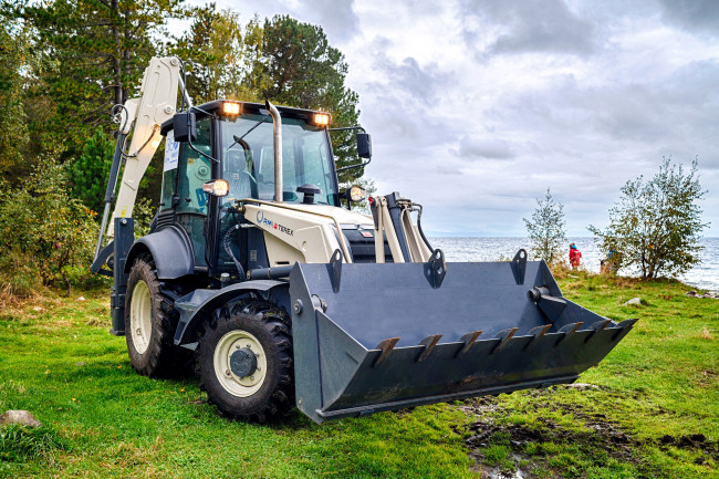 Обои картинки фото техника, фронтальные погрузчики, terex