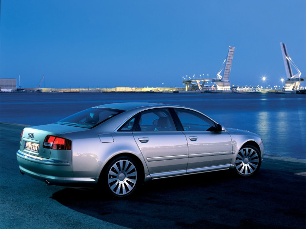 Обои картинки фото audi, a8, quattro, 2004, автомобили