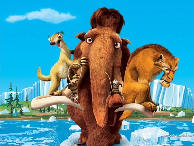 Обои картинки фото мультфильмы, ice, age, the, meltdown