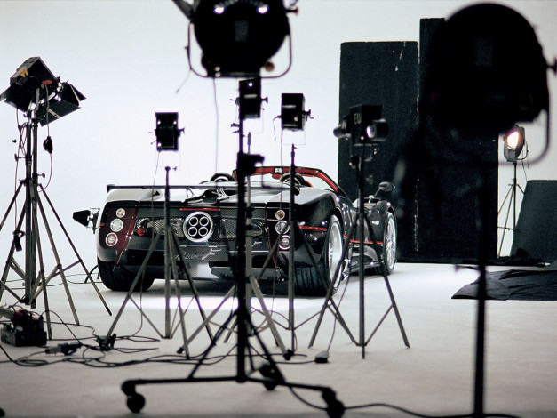 Обои картинки фото pagani, zonda, roadster, 2006, автомобили