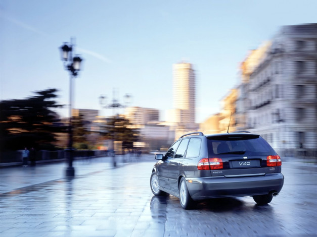 Обои картинки фото volvo, v40, 2003, автомобили