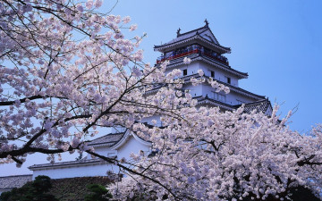 Картинка japan города замки Японии