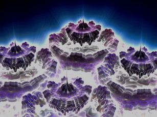 Картинка 3д графика fractal фракталы цвета узор