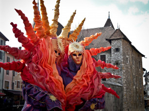 Картинка разное маски карнавальные костюмы карнавал венеция