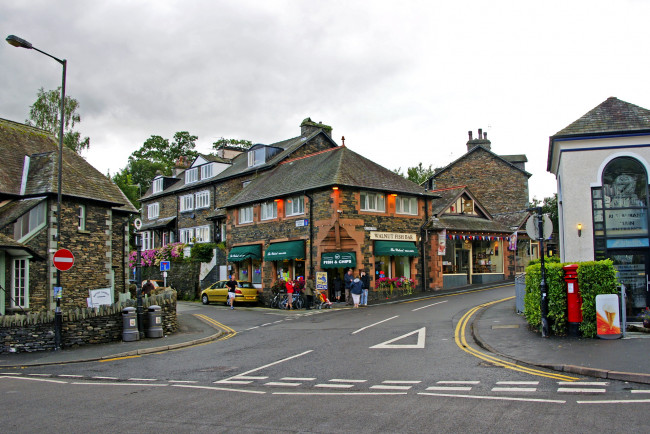 Обои картинки фото города, улицы, площади, набережные, камбрия, эмблсайд, великобритания