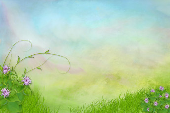 Картинка 3d векторная графика wallpapers природа art