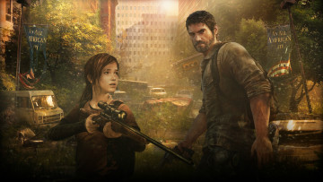 Картинка the last of us видео игры ellie joel винтовка