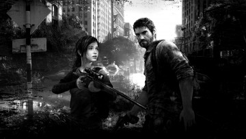 Картинка the last of us видео игры ellie joel винтовка
