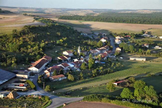 Обои картинки фото франция, лотарингия, шанвиль, города, пейзажи, панорама, дома