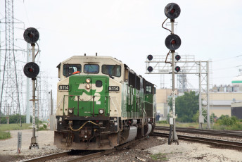 Картинка техника поезда состав локомотив рельсы дорога железная